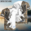 BlueJose Bass Fishing Reaper Lake Camo Customize Name Long Sleeve