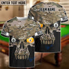 BlueJose Camo Skull Billiards Personalized Shirt