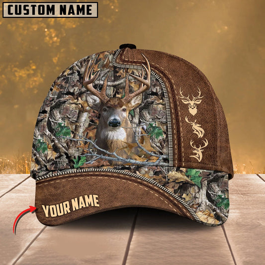 BlueJose Deer Hunting Multicolor Personalized Cap