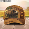 BlueJose Boar Hunting Brown Personalized Cap