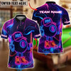 BlueJose Billiards Ball 8 Master Neon Style Personalized Name Shirt (4 Colors)