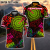 BlueJose Darts Neon Gamer Style Customized Name, Team Name 3D Shirt (4 Colors)