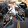 BlueJose Darts Bad Attitude Character Black White Scratch Personalized Name, Team Name Unisex Shirt (6 Colors)