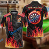 BlueJose Darts Burning Room Personalized Name, Team Name 3D Shirt (4 Colors)