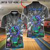 BlueJose Bowling Monster Strike Force Chaos Explosion Customized Name, Team Name 3D Shirt (4 Colors)