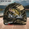BlueJose Fishing Grass Camouflage Water Splash Personalized Name Classic 3D Cap Personalized Cap (13 Breeds)