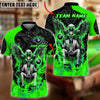 BlueJose Billiards Ball 8 Skull Eagle Flaming Mafia King Personalized Name Shirt (4 Colors)