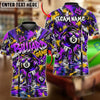 BlueJose Billiards 8 Ball Cool Cartoon Character Sunglasses Hip Hop Graffiti Splatter Personalized Name Shirt (4 Colors)