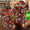 BlueJose Billiards 8 Ball Cool Cartoon Character Sunglasses Hip Hop Graffiti Splatter Personalized Name Shirt (4 Colors)