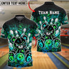 BlueJose Bowling And Pins Voodoo Teddy Bear Bowling Pins Customized Name, Team Name 3D Shirt (4 Colors)