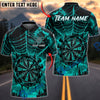 BlueJose Darts Spider Web Spooky Gothic Castle Personalized Name, Team Name Unisex Shirt (6 Colors)
