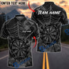 BlueJose Darts Spider Web Spooky Gothic Castle Personalized Name, Team Name Unisex Shirt (6 Colors)