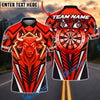 BlueJose Darts Bull Fierce Bullseye Design Personalized Name, Team Name Unisex Shirt (6 Colors)