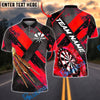BlueJose Darts Modern Strike Pattern Lightning Board Customized Name, Team Name 3D Shirt (4 Colors)