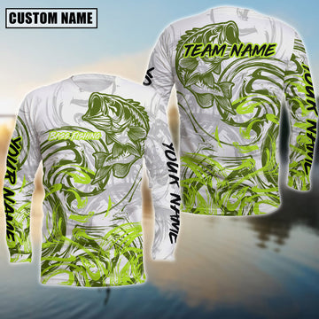 Bluejose Bass Fishing Deep Sea Trophy Custom Name & Team Name 3D Shirts