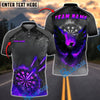 BlueJose Darts Diabolus Unique Flame Bird Customized Name, Team Name 3D Shirt (4 Colors)