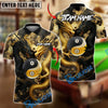 BlueJose Billiards Ball 8 & 9 Yin Yang Dragon Personalized Name Shirt (4 Colors)