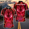 BlueJose Darts Neon Tiger Aim Customized Name, Team Name 3D Shirt (4 Colors)