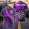 BlueJose Darts Blazing Bullseye Personalized Name, Team Name Shirt (4 Colors)