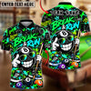BlueJose Billiards 8 Ball Break & Run Cue Splash Cool Cartoon Character Graffiti Personalized Name Shirt (4 Colors)