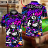BlueJose Billiards 8 Ball Break & Run Cue Splash Cool Cartoon Character Graffiti Personalized Name Shirt (4 Colors)