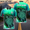 BlueJose Darts Ocean Turtle Target Customized Name, Team Name 3D Shirt (4 Colors)