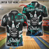BlueJose Bowling And Pins Strike Master Customized Name, Team Name 3D Shirt (4 Colors)