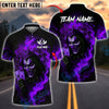 BlueJose Darts Fiery Joker Card Personalized Name, Team Name Shirt (4 Colors)