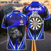 BlueJose Darts Bulldog Lightning Customized Name, Team Name 3D Shirt (4 Colors)