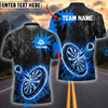 BlueJose Darts Neon Thunder Personalized Name, Team Name Shirt (4 Colors)