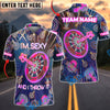 BlueJose Darts Neon I'm Sexy And I Throw It Customized Name, Team Name 3D Shirt (4 Colors)