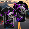 BlueJose Darts Flaming Skull Dartboard Customized Name, Team Name 3D Shirt (4 Colors)