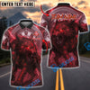 BlueJose Darts Nordic Wolf Runes Thunder Theme Multicolor Options Personalized Name Shirt (4 Colors)