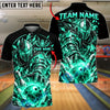 BlueJose Bowling And Pins Dark Knight Warrior Heavy Armor Pins Strike Artwork Customized Name, Team Name 3D Shirt (6 Colors)