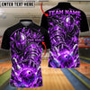 BlueJose Bowling And Pins Dark Knight Warrior Heavy Armor Pins Strike Artwork Customized Name, Team Name 3D Shirt (6 Colors)