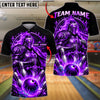 BlueJose Bowling And Pins Sacred Knight Paladin Glowing Aura Pins Explosion Artwork Customized Name, Team Name 3D Shirt (6 Colors)