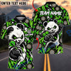 BlueJose Darts Furious Panda Mascot Holding Darts Bamboo Leaves Target Board Graphic Personalized Name, Team Name Unisex Shirt (4 Colors)