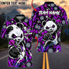 BlueJose Darts Furious Panda Mascot Holding Darts Bamboo Leaves Target Board Graphic Personalized Name, Team Name Unisex Shirt (4 Colors)