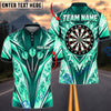 BlueJose Darts Ice Crystal Frost Energy Rays Flying Darts Target Board Personalized Name, Team Name Unisex Shirt (4 Colors)