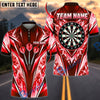 BlueJose Darts Ice Crystal Frost Energy Rays Flying Darts Target Board Personalized Name, Team Name Unisex Shirt (4 Colors)