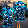 BlueJose Darts Cool Bull Sunglasses Middle Finger Target Board Graffiti Artwork Personalized Name, Team Name Unisex Shirt (4 Colors)