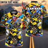 BlueJose Darts Cool Bee Hornet Sunglasses Middle Finger Target Board Graffiti Artwork Personalized Name, Team Name Unisex Shirt (4 Colors)