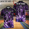 BlueJose Bowling And Pins Medieval Crusader Templar Knight Armor Ball Shattered Pins Graphic Customized Name, Team Name 3D Shirt (4 Colors)