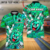 BlueJose Bowling And Pins Expressive Mascot Character Strike Comic Pop Art Pins Graphic Customized Name, Team Name 3D Shirt (4 Colors)