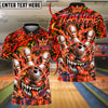 BlueJose Bowling And Pins Neon Lightning Graffiti Monster Customized Name, Team Name 3D Shirt (4 Colors)
