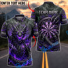 BlueJose Darts Thunder Magma Dragon Lightning Dartboard Personalized Name, Team Name Unisex Shirt (4 Colors)