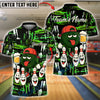 BlueJose Bowling And Pins Funny Beer Customized Name, Team Name 3D Shirt (4 Colors)