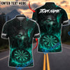 BlueJose Darts Wolf Fire Fury Customized Name, Team Name 3D Shirt (4 Colors)