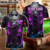 BlueJose Billiards 8 Ball Fiery Skeleton Personalized Name, Team Name Unisex Shirt (4 Colors)
