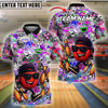 BlueJose Bowling And Pins Street Vibes Funny Graffti Style Customized Name, Team Name 3D Shirt (4 Colors)